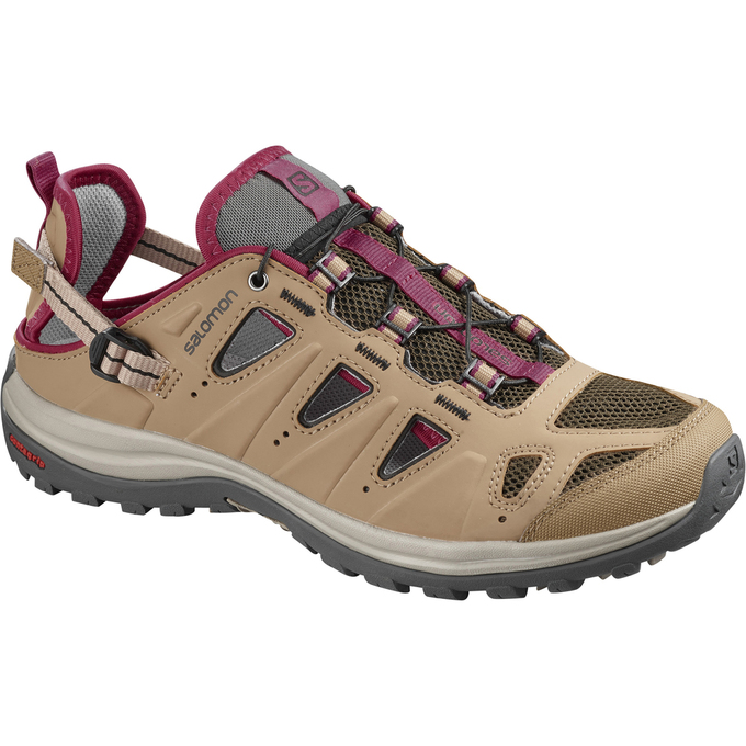 Salomon Israel ELLIPSE CABRIO - Womens Running Shoes - Brown (JYPB-14325)